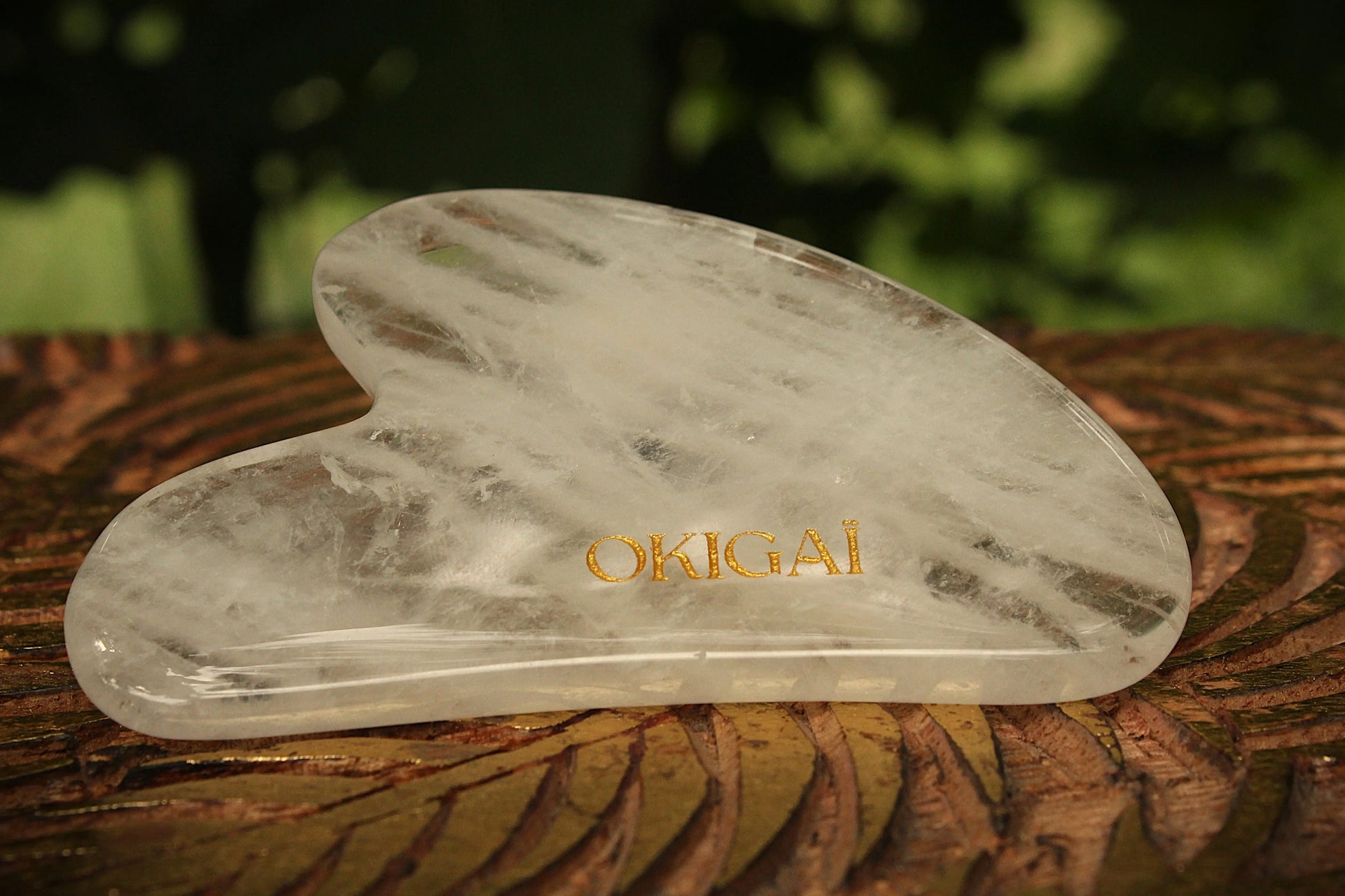 Gua Sha en pierre naturelle Okigaï