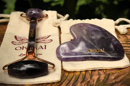 Set Gua Sha & Roll on Okigaï