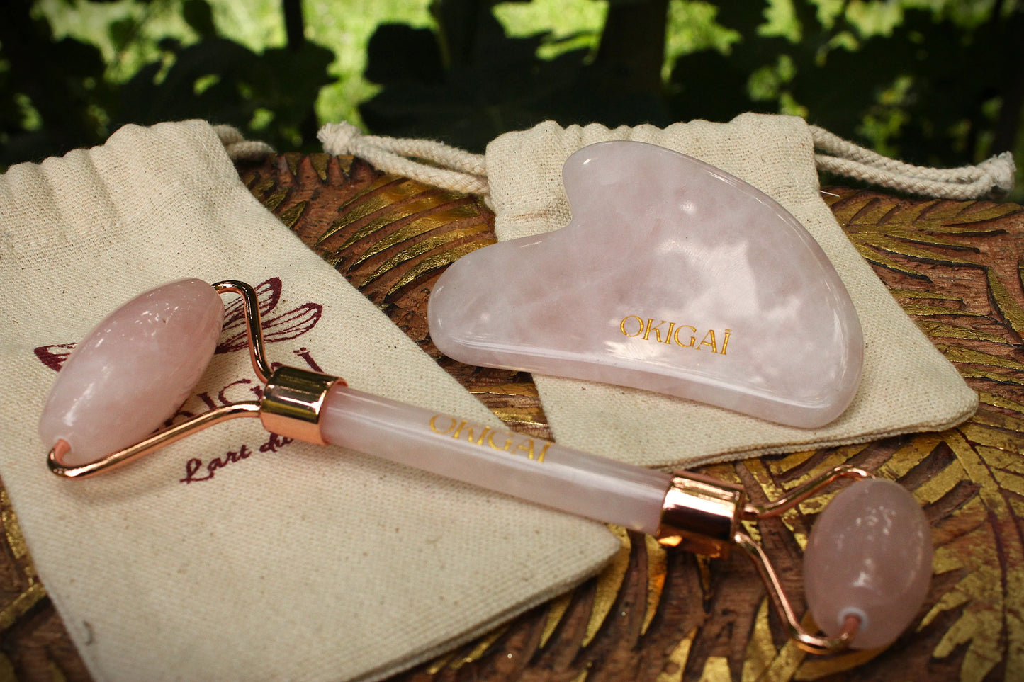 Set Gua Sha & Roll on Okigaï