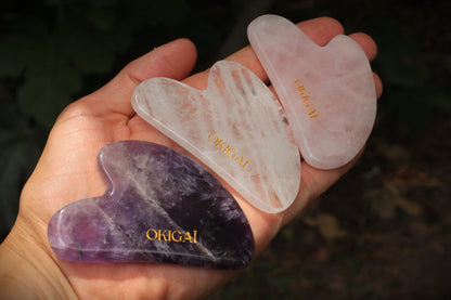 Gua Sha en pierre naturelle Okigaï